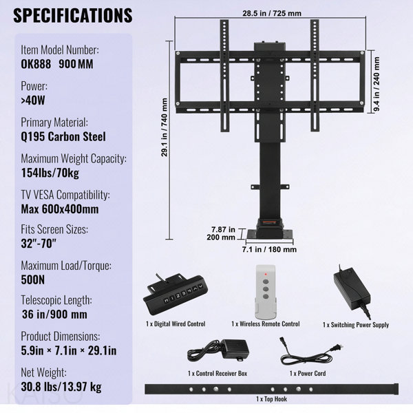 Dimensions du produit