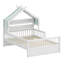Lit maison avec tablette de rangement-686930257