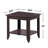 3-Piece Rectangular Coffee Table Set, Cappuccino