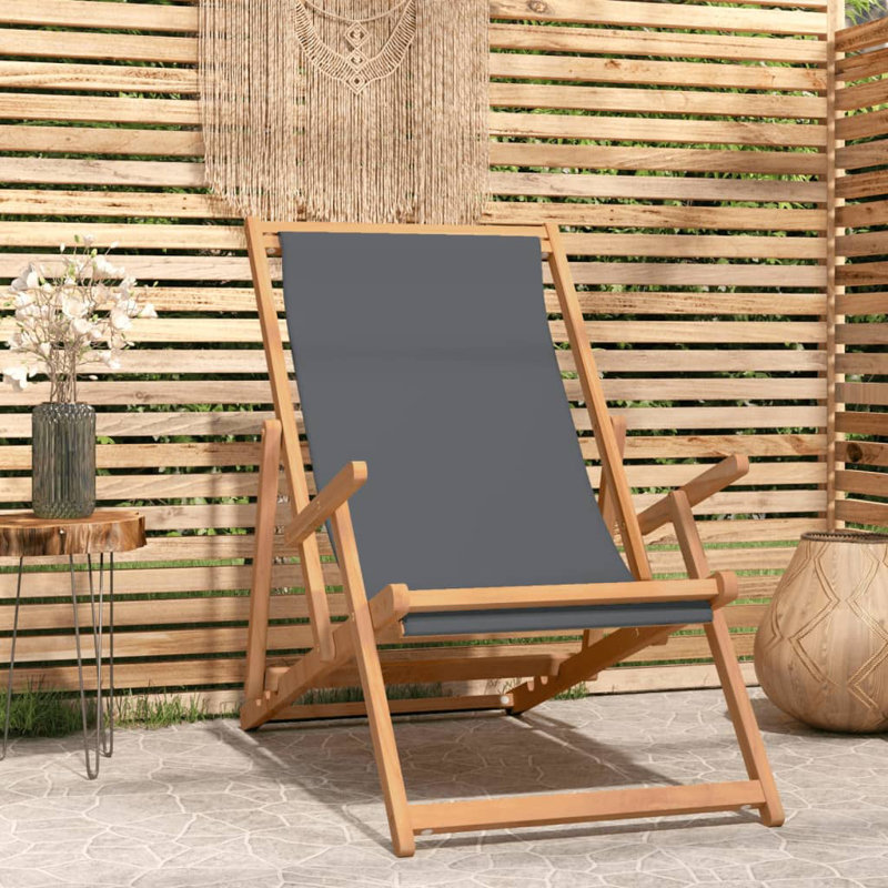 Chaise longue inclinable Ingles, gris