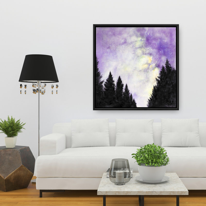 " Purple Starry Sky "