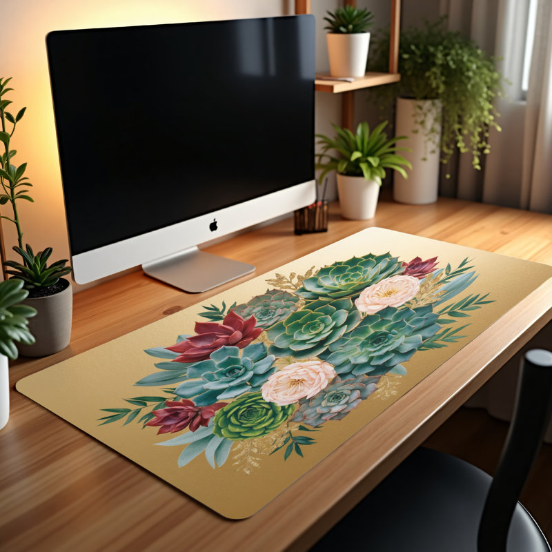 Polyester Desk Pad, 23.6x13.8