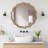 Wavy Round Wall Mirror