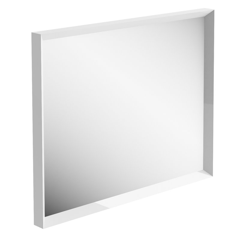 Senora Wood Flat Wall Mirror, 60cm H x 75cm W x 5cm D