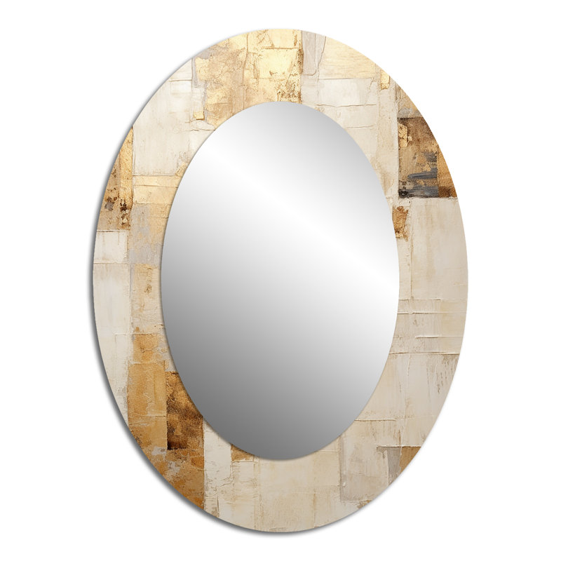 Miroir mural Beige Dream Collage I - Beige, 40 po x 30 po