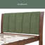 Cadre de lit en bois de pin de qualité supérieure, cadre de lit avec tête de lit inclus, lit Mid-Century moderne-603507757-603507756