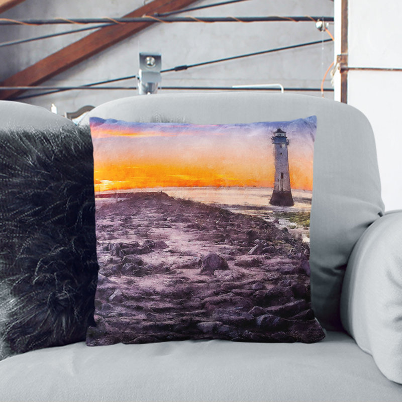 Square Cushion, 40cm H x 40cm W x 15cm D, Black