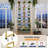 5-Tier Metal Shoe Rack 25 Pair, 33'' Wide Shoe Storage for Closet-836590905