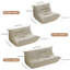 'Boneless' Floor Sofa Chair - Compressible Fireside Lounge Seating, High Rebound Sponge For Relaxation & Meditation Fast Dispatch From UK Warehouse — 2 Working Days-166517207