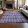 Premium Machine Washable Cerrito AMF561 Purple Rug