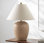 Lampe de table en céramique Eustacia
