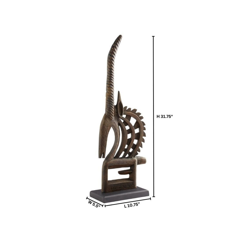 Antelope Chi Wara Handmade Figurines & Sculptures