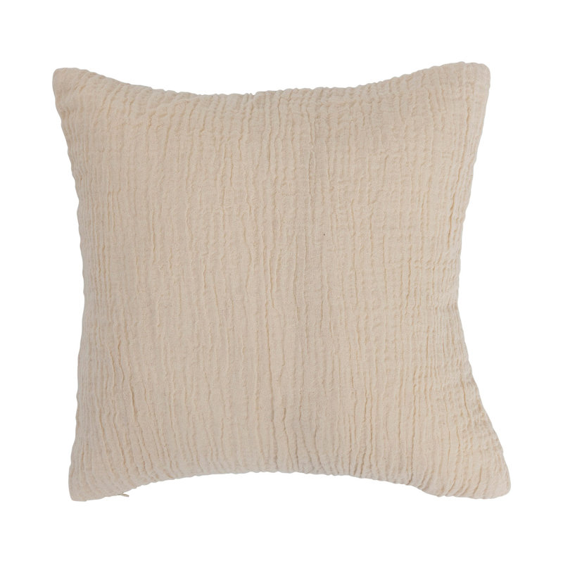 Saair Geometric Cotton Blend Reversible Throw Pillow