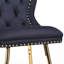 Maghull Upholstered Counter Stool with Metal Frame-71939498