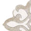 Tapis beige en polyester tissé à la machine Novelty Stroman-1626280558