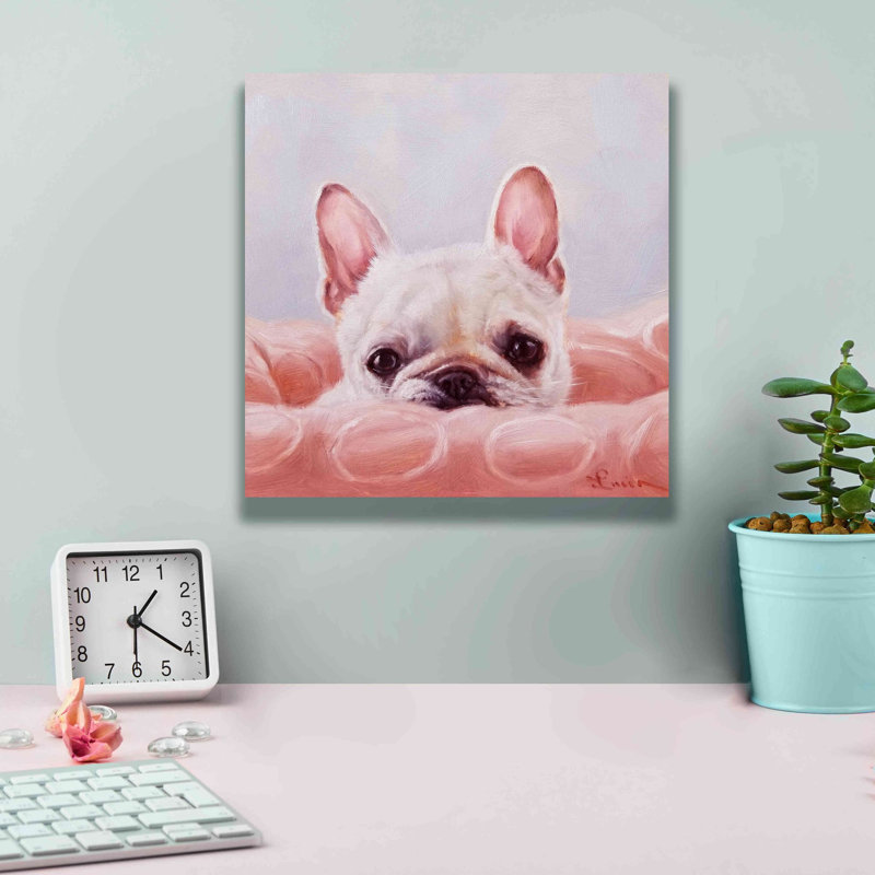 «My Happy Place» par Lucia Heffernan, art mural sur toile, H 12 po x l 12 po x P 0,75 po