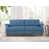 Tissu bleu marine