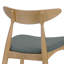Ensemble de 2 chaises rétro en bois d'hévéa avec dossier ergonomique et coussins moelleux-32263214-32263215