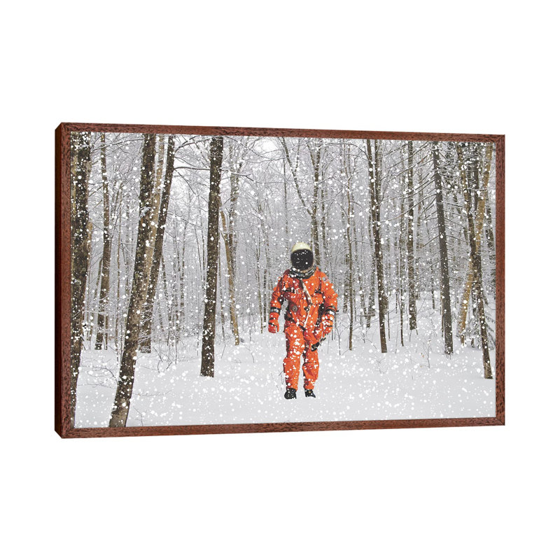 Lost In Colorado II by Jason Brueck - Giclee Art Print on Canvas, 66.04 cm H x 45.72 cm W, Brown Floater Framed