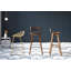Counter Stool with Metal Frame-196593870
