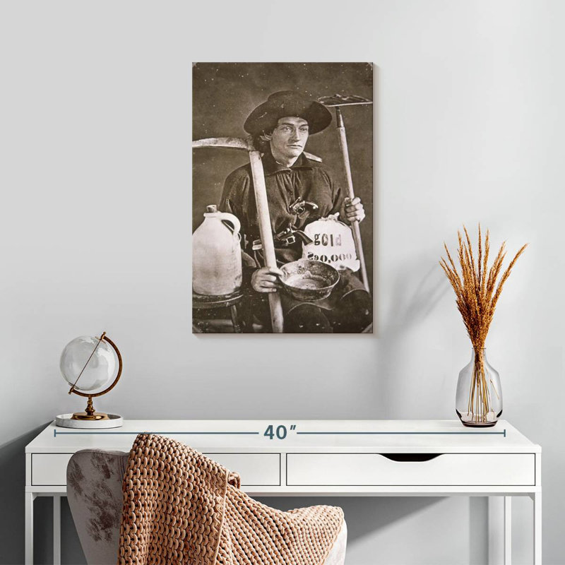 Leisha Gold Rush Prospector, 24" H x 16" W