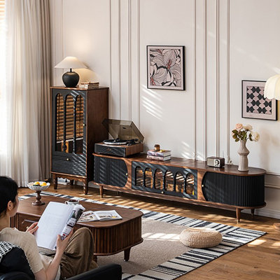 Élégant meuble télé et table basse