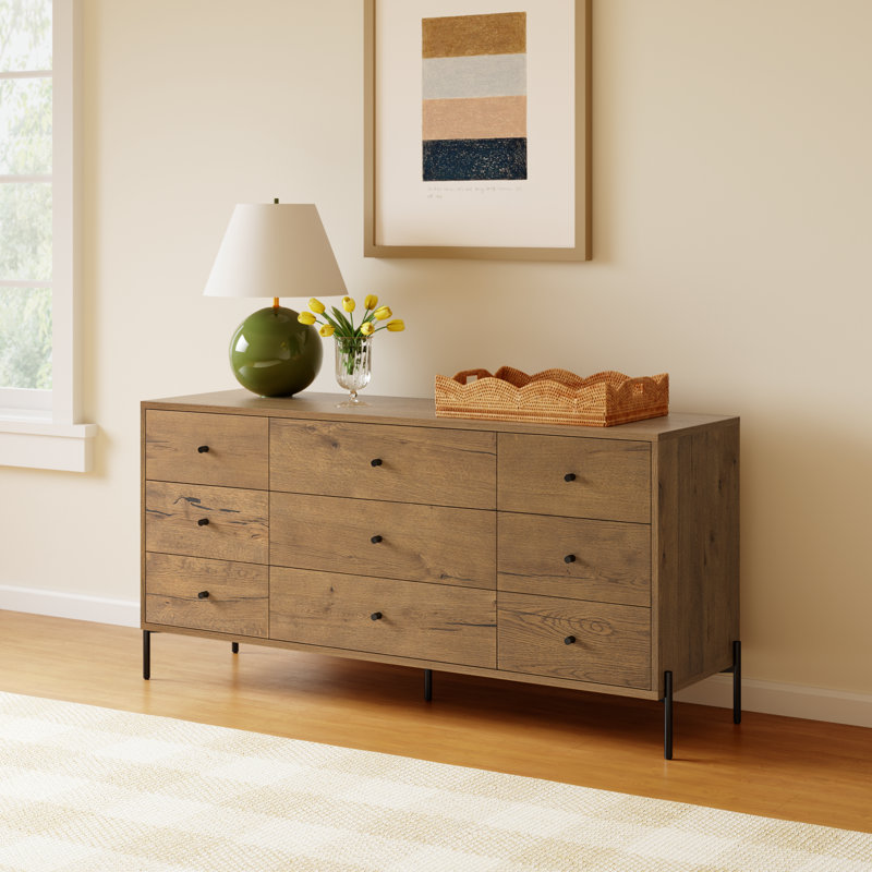 Aceton 65.5'' W 9 - Drawer Dresser