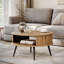 Four Leg Coffee Table with Storage-670412964