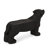 Lightweight Concrete Dog Still Bench - Design, No Assembly Required, 31.69" W X 8.72" D 16.26" H Attractive Refined Theme, Concrete, Assembly,