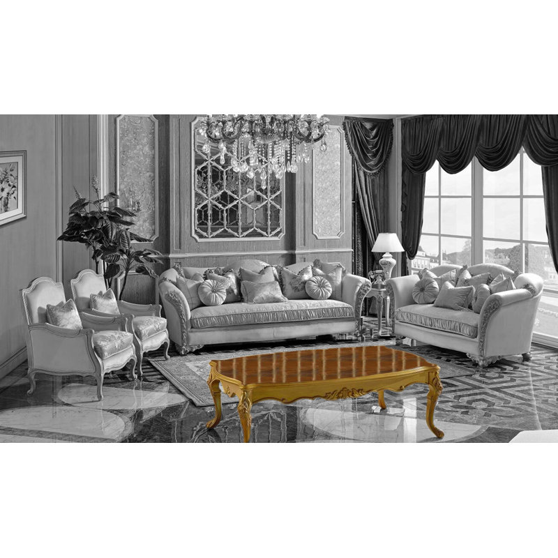 Cybulski Solid Wood Coffee Table