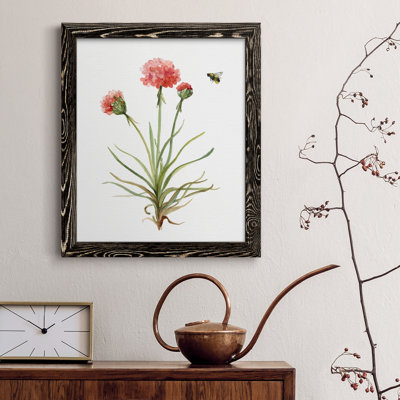 Wildflower Botanical III - Toile encadrée de qualité supérieure - prête à être accrochée