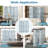 4-Panel Wooden Room Divider w/ Carved Cutout Pattern & Solid Wood Frame