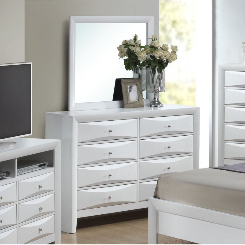 Champetre 59'' W 8 - Drawer Dresser, White