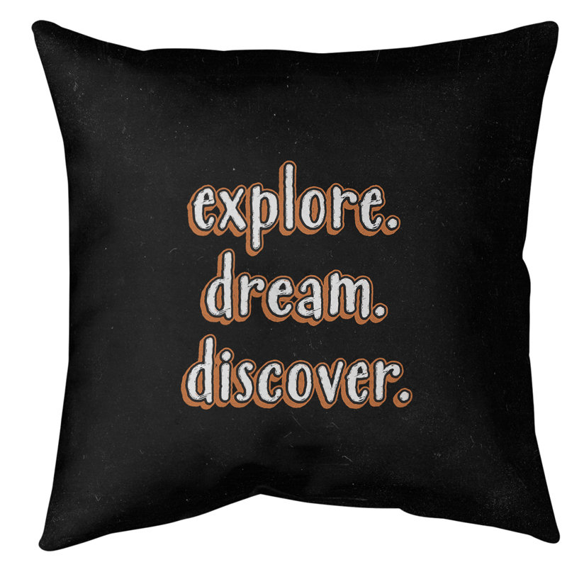 Coussin de sol, 40 po x 40 po, Orange