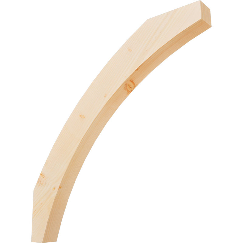 Genouillère Thorton, Sapin Douglas de 3 1/2 po (lisse), 36 po X P 36 po H