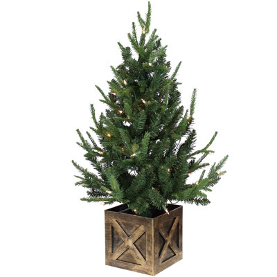 Easy Set-Up 2.916666667' Lighted Christmas Tree