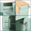 Chariot de cuisine roulant avec plateau en bois massif Bobbe-1129163561