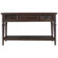Console de 50 po Dmitry, table de couloir, table de vestibule avec tablette inférieure-1272502999