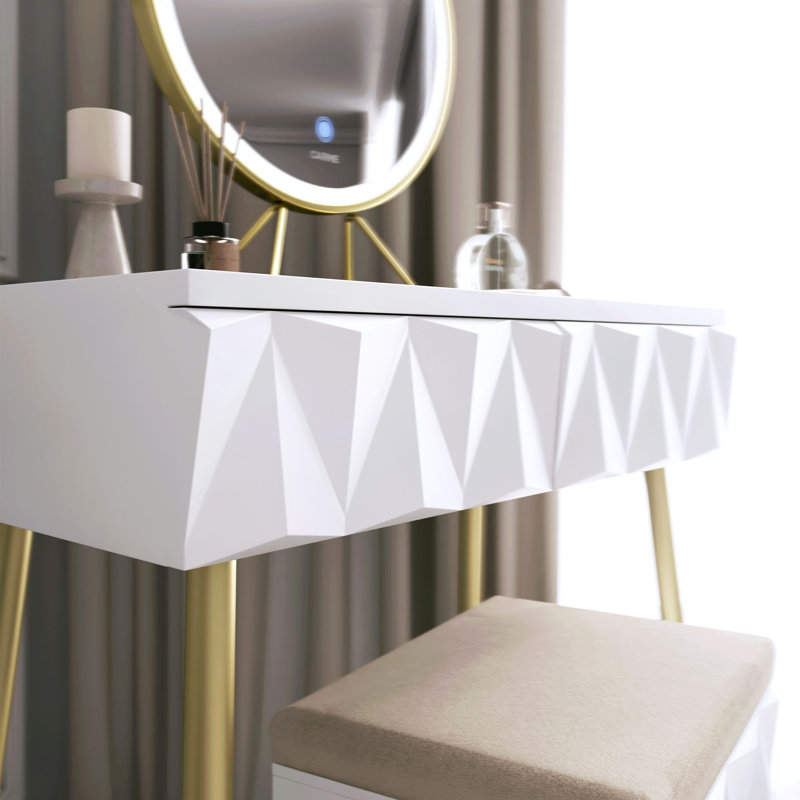 Amalya Dressing Table with Mirror