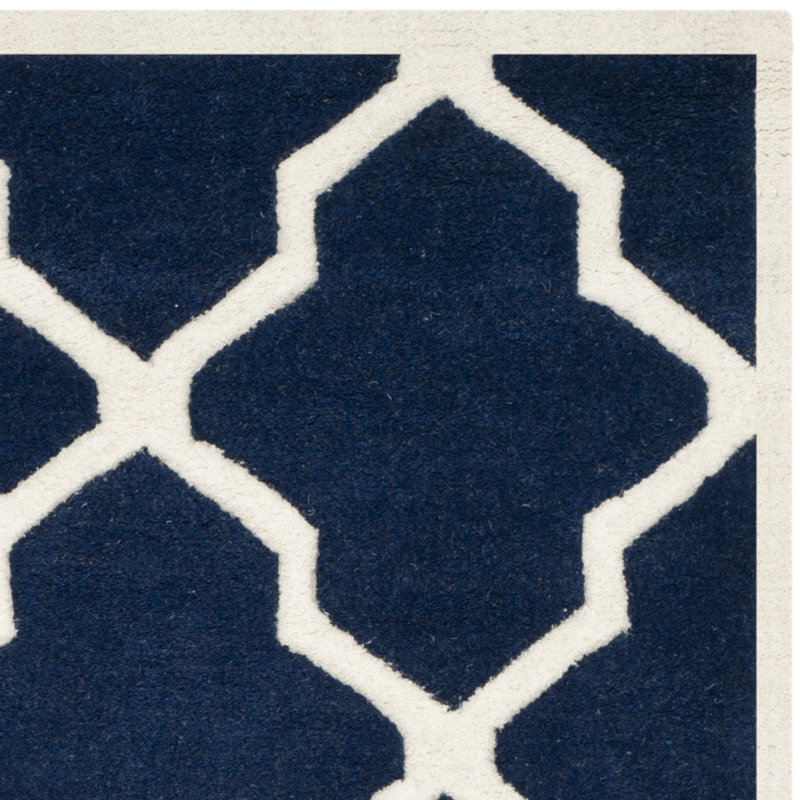 Carolene Hand Tufted Wool Geometric Rug, Rectangle 8' x 10'