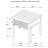 Distressed Java 1-Drawer Square End Table