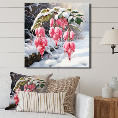 Fuchsia rose en fleurs - Art mural Fuschia