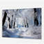 «Winter Frosty Forest II», art mural acrylique paysage d'hiver-101522878