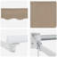 VidaXL Polyester Cover Retractable Patio Awning-126173507-126173512