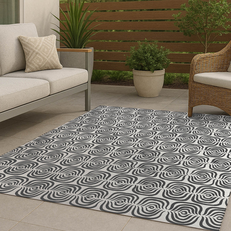 The Way Non-Slip Outdoor Rug, Rectangle 4' x 6'
