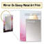 Or et rose moderne liquide formes I - miroir mural formes, miroir décoratif moderne, art imprimé en métal-311158733