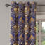 Rideau décoratif à œillets 2 panneaux Dakota Fields East, 50 po, jaune mauve-639973880