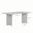 Modern White Dining Table, 70.9 x 29.5 x 35.4 inches | 100% Melamine Coated Particle Board, Thickness: 1.0 inches | Stylish Solid Color Design, Durable with 154.3 lbs Capacity | Perfect for Contemporary Dining Rooms-1467801454