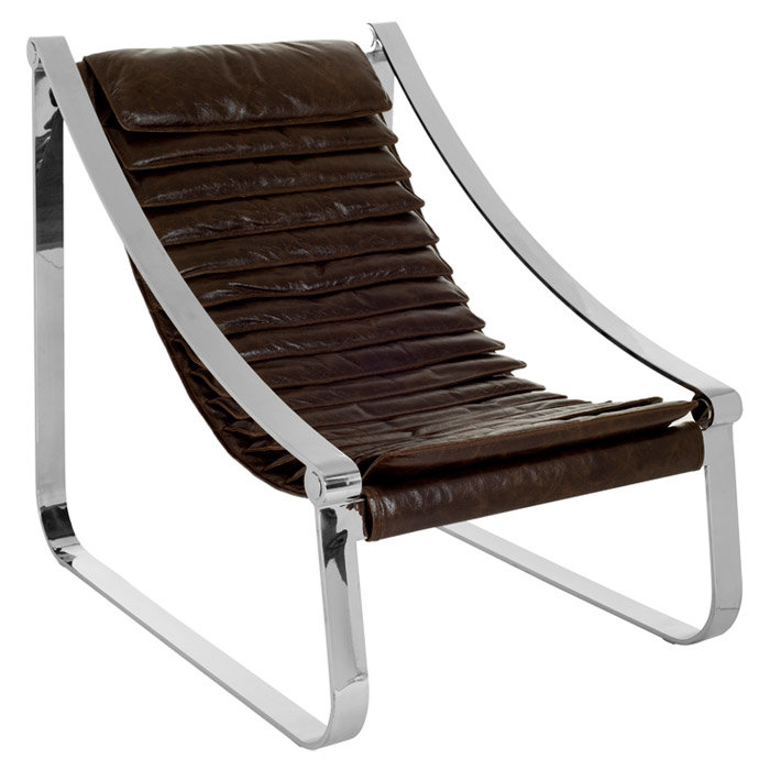 Fauteuil en cuir Murray