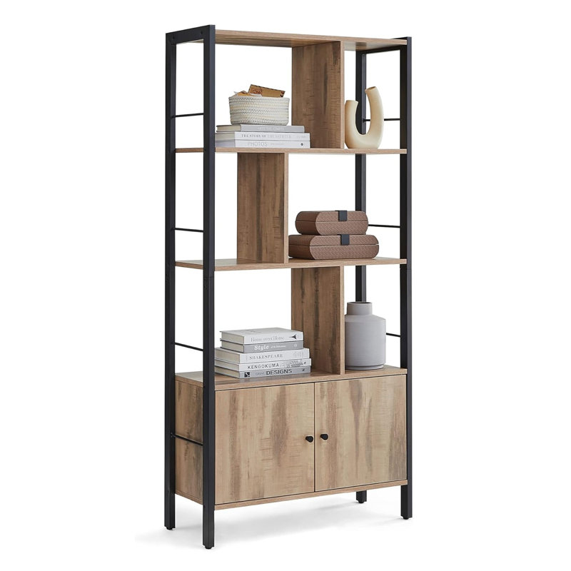 Bookcase, Toasted Oak + Black